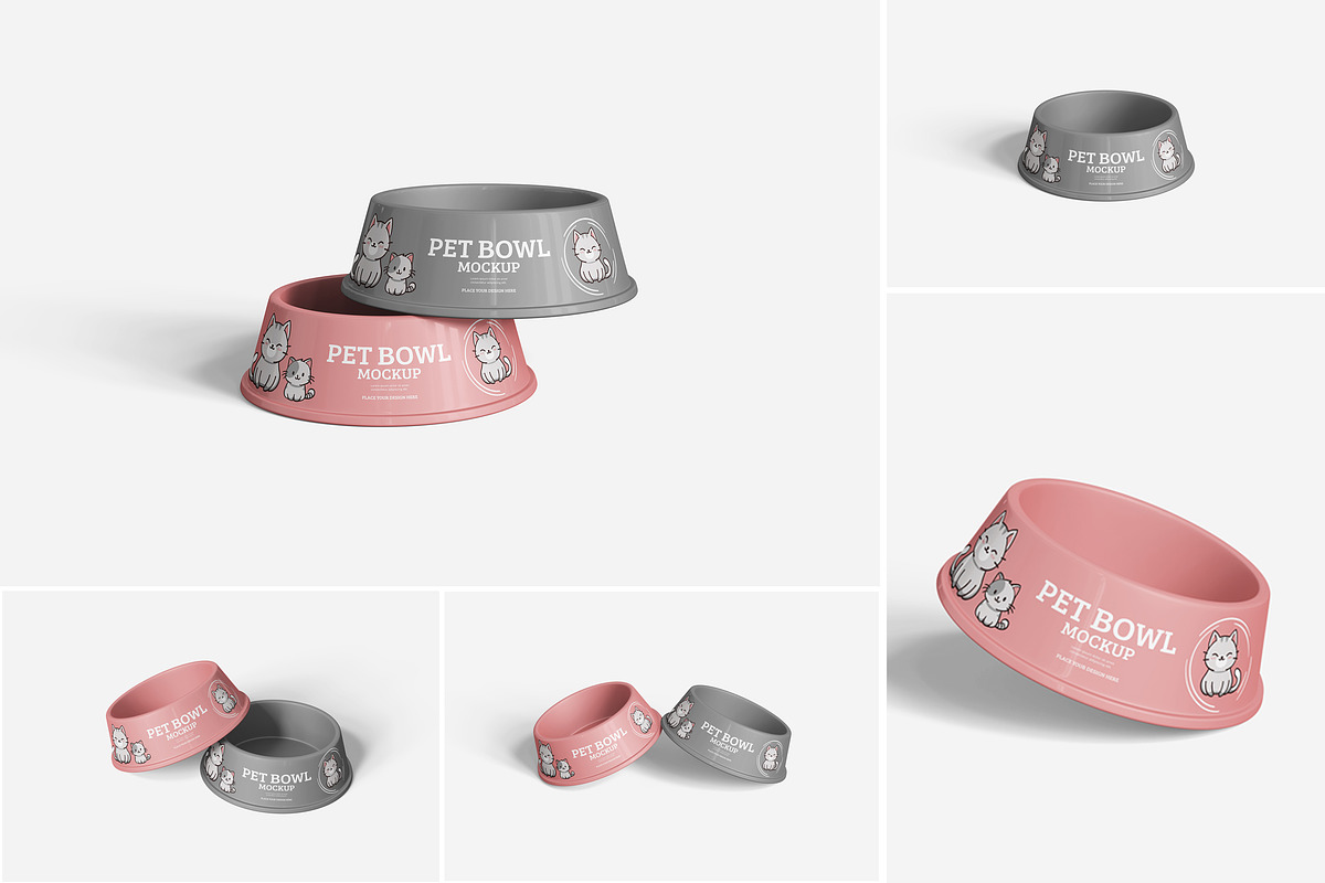 Pet Bowl Mockup, a Product Mockup by Indah (Photo 1 of 6)