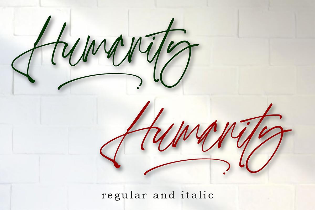 Humanity, a Script Font by AMINMARIO (Photo 15 of 16)