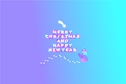 Holographic Christmas Geometric Set, an Object Graphic by Julie&Taily (Thumbnail 23 of 23)