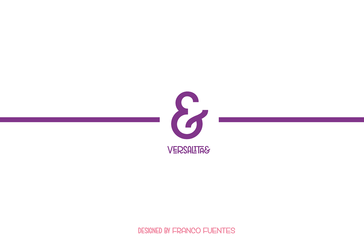 Versalita& - Font, a Sans Serif Font by Franco Fuentes (Photo 10 of 10)