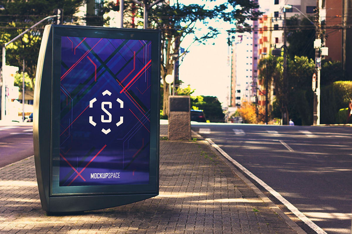 Outdoor Ad Billboard - 9 Mock-up, an Advertising Mockup by MockupSpace (Photo 5 of 9)