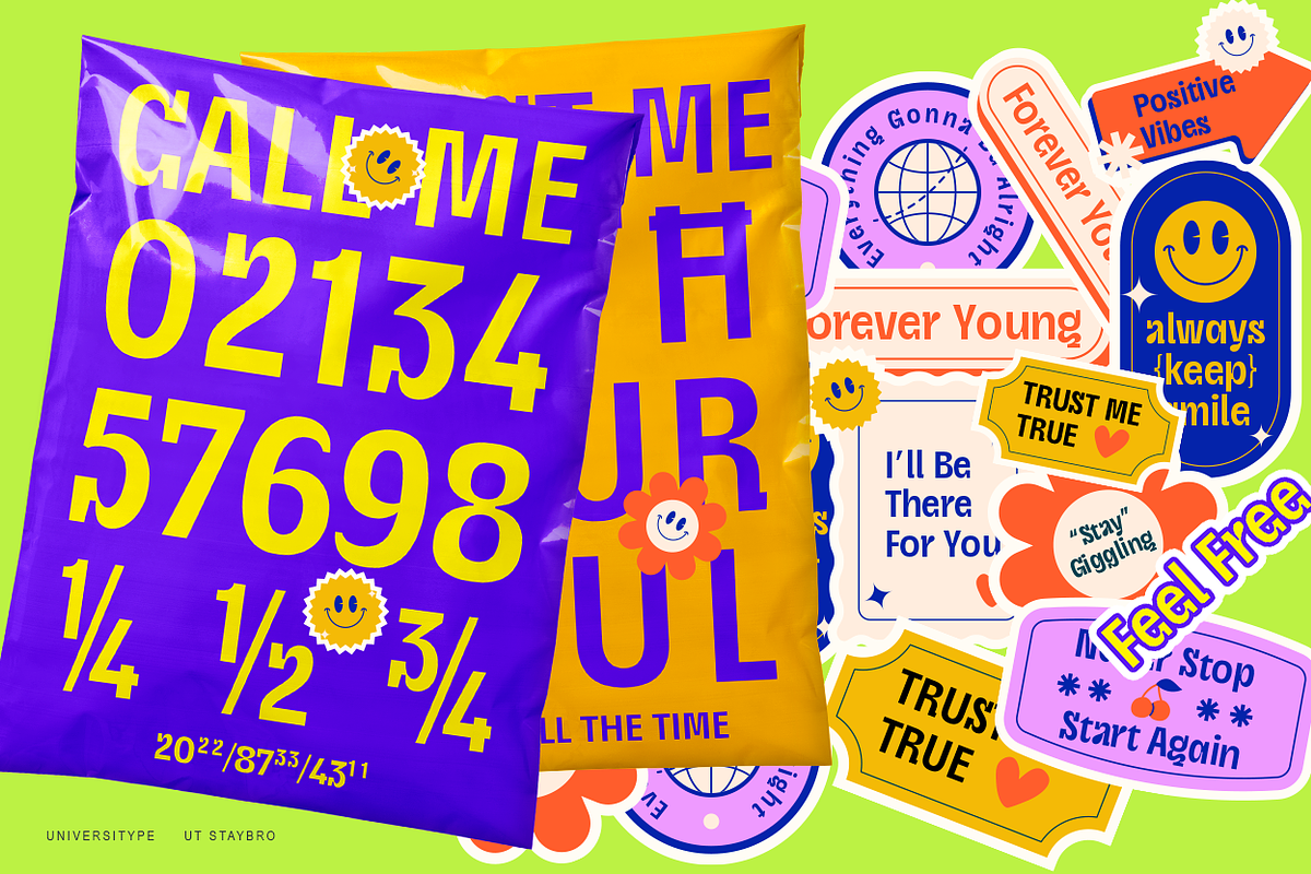 UT Staybro - A Stylish Inktrap Font, a Sans Serif Font by Universitype (Photo 8 of 12)