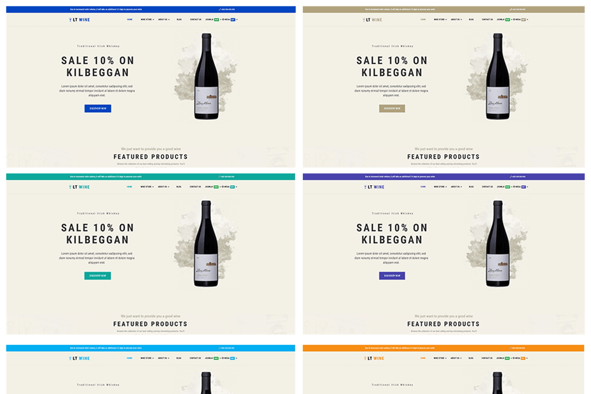 LT Wine - Wine Shop Joomla Template, a Websites & App Template by LTheme (Photo 3 of 3)