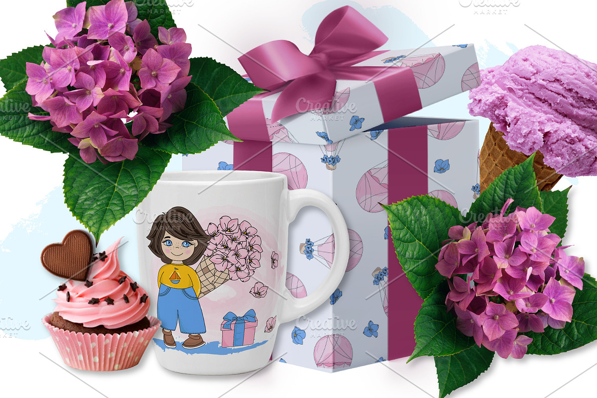 CUTE VALENTINE, a Decorative Illustration by FARAWAYKINGDOM (Photo 11 of 12)