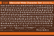 Mercurial Complete Collection, a Sans Serif Font by GRYPE (Thumbnail 9 of 9)