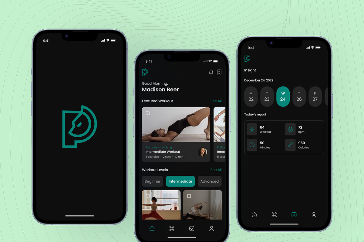 Pulsy - Fitness & Workout App UI Kit, an UI Kit Template by Digibulbo (Photo 7 of 8)