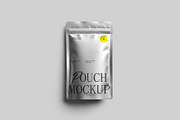 Realistic Metallic Pouch Bag Mockup, a Packaging Mockup by Templeste (Thumbnail 1 of 3)