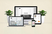 Responsive Devices Mockups, an iPhone Mockup by Carlos Fernando (Thumbnail 1 of 8)