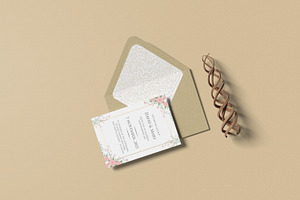 Invitation Mockup, a Print Template by Binary Std