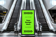 Led Advertising Mockup in Airport, an Advertising Mockup by rodrigofkaminski (Thumbnail 1 of 2)