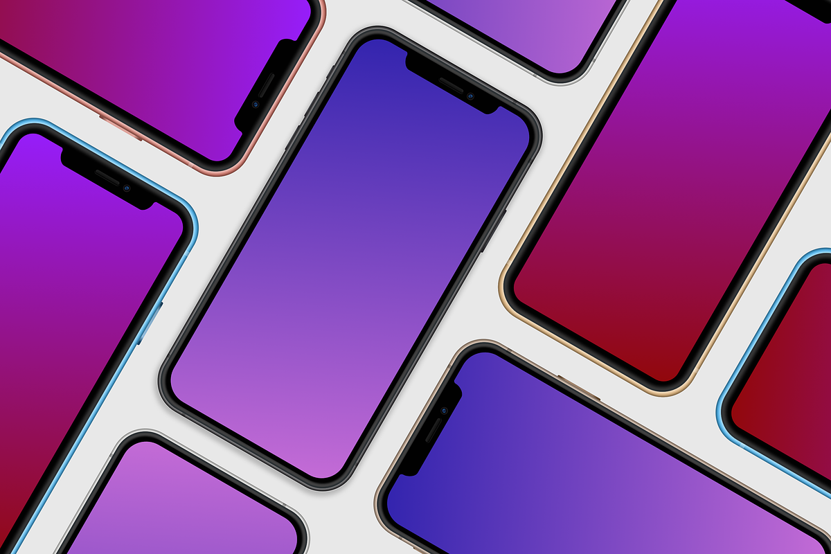 iPhone XS and XR Device Mockups, an iPhone Mockup by UI Plug (Photo 2 of 4)
