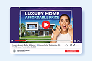 Sale real estate youtube thumbnail, a Social Media Template by Workhu (Thumbnail 1 of 2)