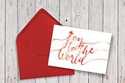 Christmas lettering card, a Card Template by Inna Vinchenko Designs (Thumbnail 2 of 4)