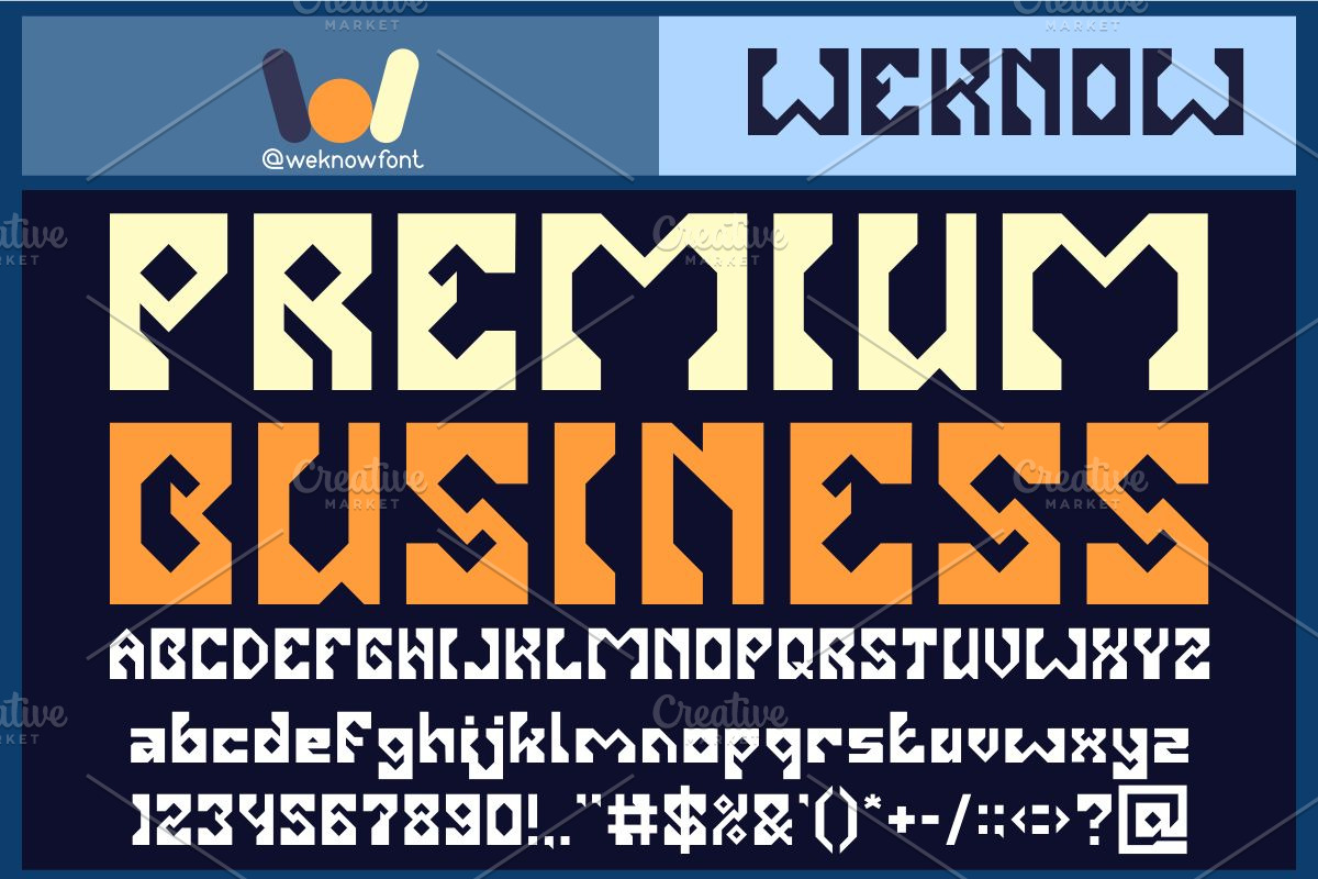 Alpha Sense font, a Font by weknow (Photo 3 of 8)