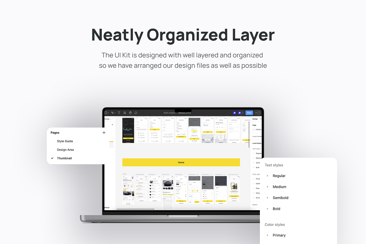 RentQu - Car Rental UI Kit App, an UI Kit Template by Moni Studio (Photo 4 of 6)