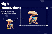 Solo Trip 3D Illustration Pack, a Person Illustration by novia99design (Thumbnail 4 of 6)