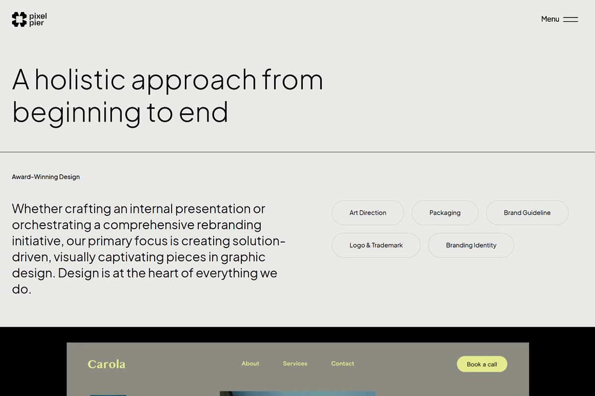 Portfolio Creative Agency Freelancer, a WordPress Template by MasterDesigns (Photo 4 of 9)