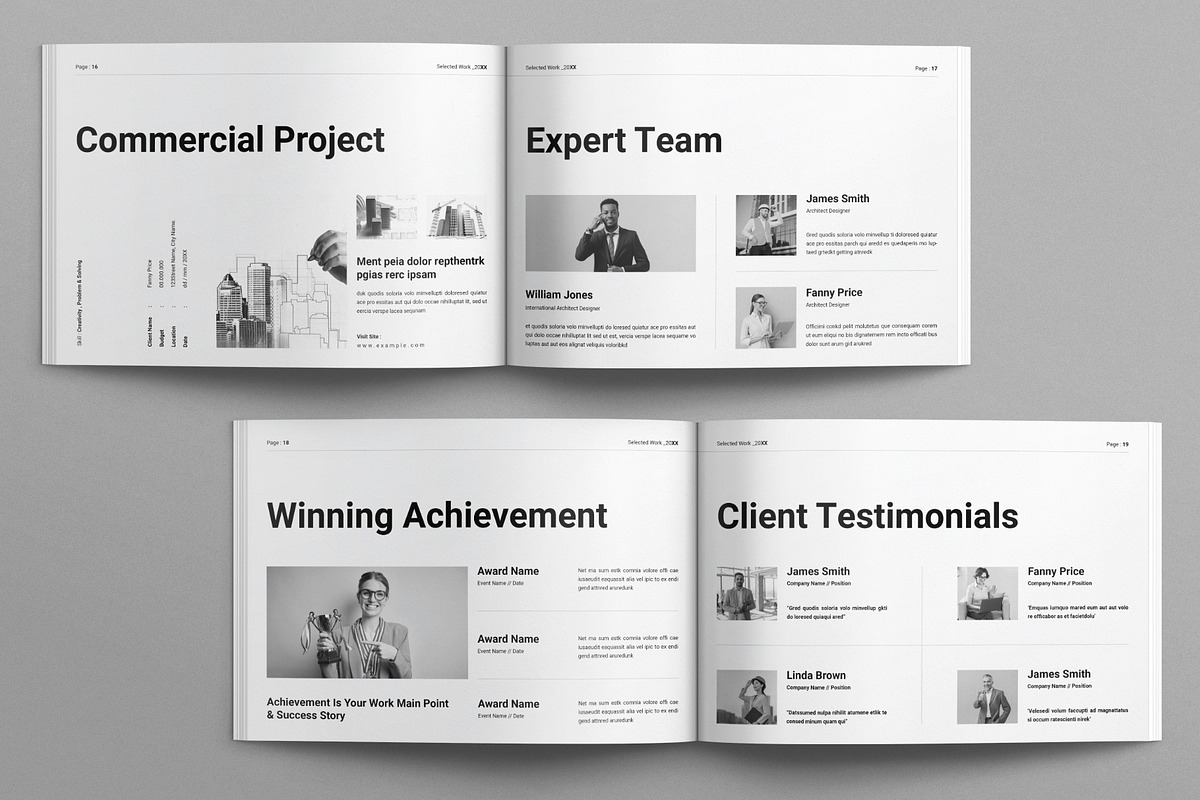 Architecture Portfolio Landscape, a Brochure Template by E-Type (Photo 7 of 7)