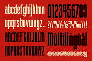 Marxis – Retro Condensed Propaganda, a Sans Serif Font by Juru Rancang Studio (Thumbnail 6 of 9)