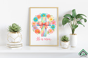 Boho Christian Easter Png, an Illustration by Craft Nest (Thumbnail 4 of 5)