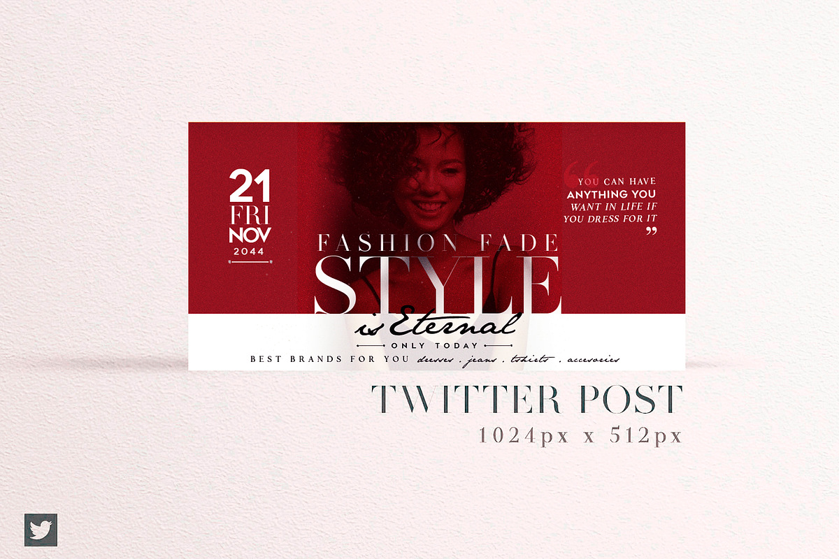 Style Is Eternal - Social Media Pack, a Social Media Template by Touringxx Creative Studio (Photo 7 of 8)