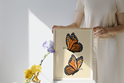 5 Layered Monarch Butterflies, an Object Graphic by Createble (Thumbnail 2 of 6)