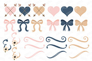 Navy & Blush Floral Bicycle & Extras, an Illustration by Amanda Ilkov (Thumbnail 5 of 5)