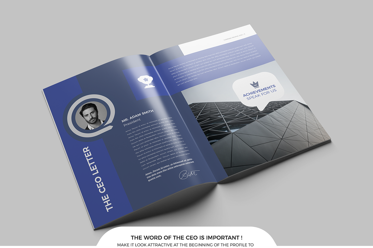 Canva Company Profile, Docx |PPT| ID, a Brochure Template by Template Zone (Photo 5 of 12)