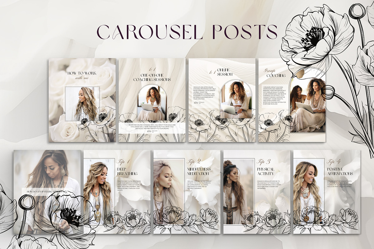 Instagram Post Template | Life Coach, a Social Media Template by Under My Cozy Roof (Photo 6 of 10)