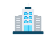 Commercial Building Flat Icon, a Duotone Icon by Pexelpy (Thumbnail 1 of 2)