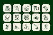Biotechnology Doodle Icon Set, an Outline Icon by Vectors Market (Thumbnail 6 of 8)