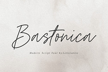 Bastonica - Modern Script Font