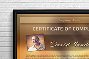 Modern Certificate Template, a Stationery Template by Visual Impact (Thumbnail 1 of 3)