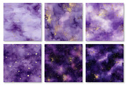 Starry Purple Skies Digital Paper, a Texture Graphic by Dream Creation (Thumbnail 2 of 6)