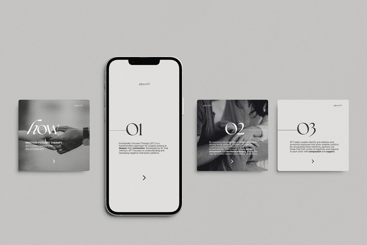 Mental Health Instagram Templates, a Social Media Template by Chewie Co (Photo 2 of 12)