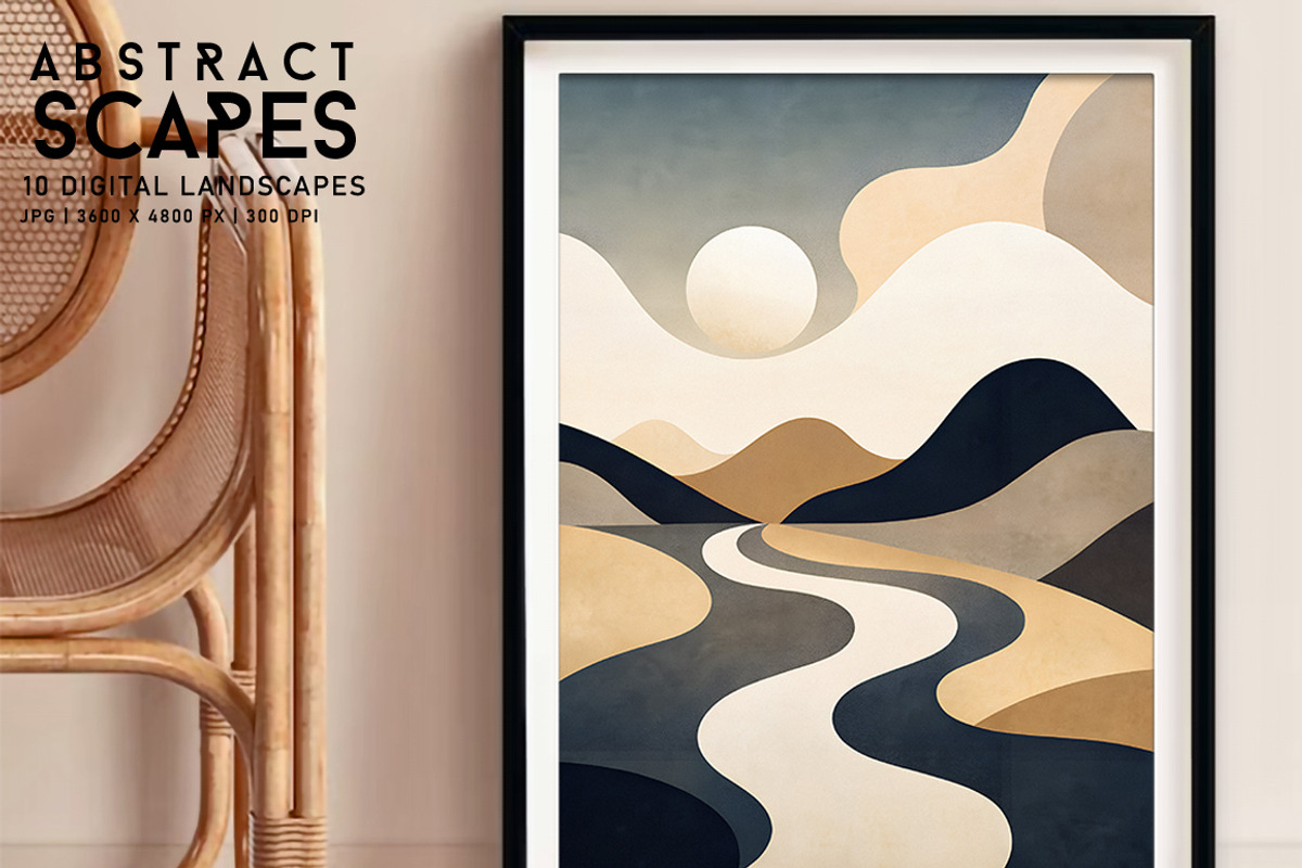 Abstract Scapes, a Decorative Illustration by Digital Art Creations (Photo 4 of 8)