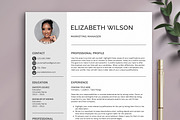 Resume - CV Template with Photo, a Resume Template by Klamp Studio (Thumbnail 8 of 8)