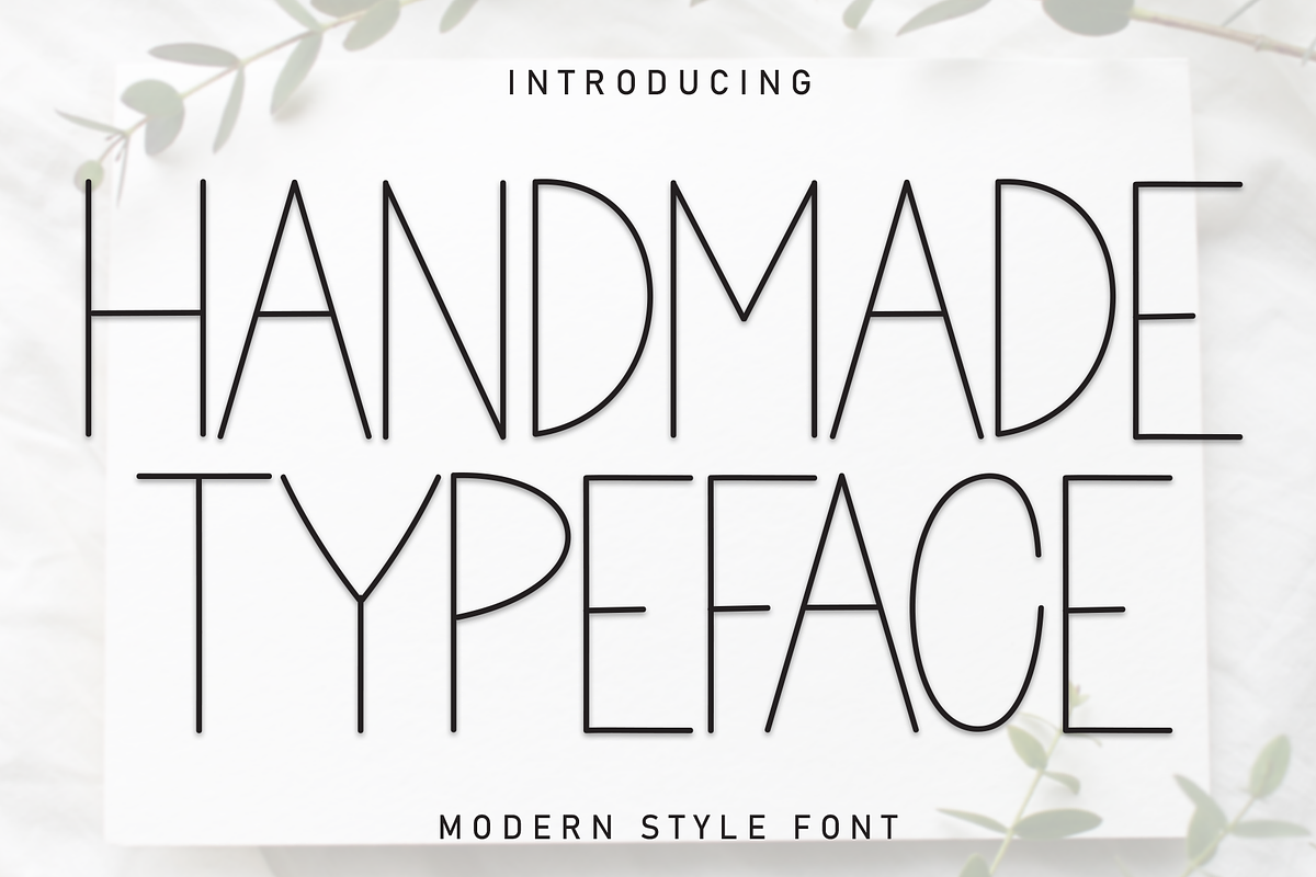 Handmade Typeface | Script Font, a Script Font by Scratchones (Photo 1 of 8)
