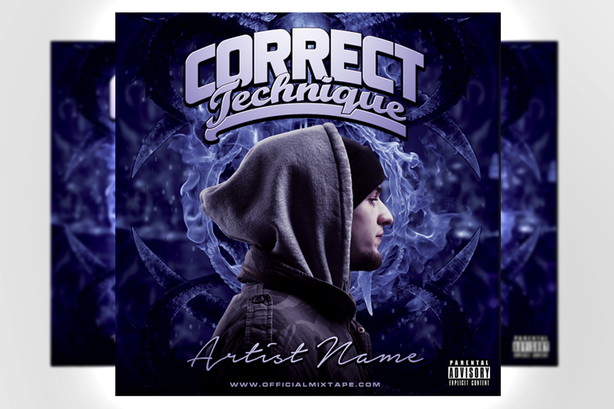Correct Technique Mixtape Cover, a Templates & Theme by White Shadow Graphix (Photo 1 of 2)