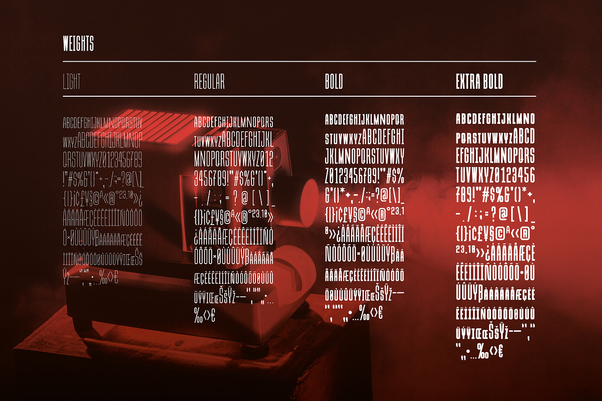 Due Credit: The Film Poster Font preview 4