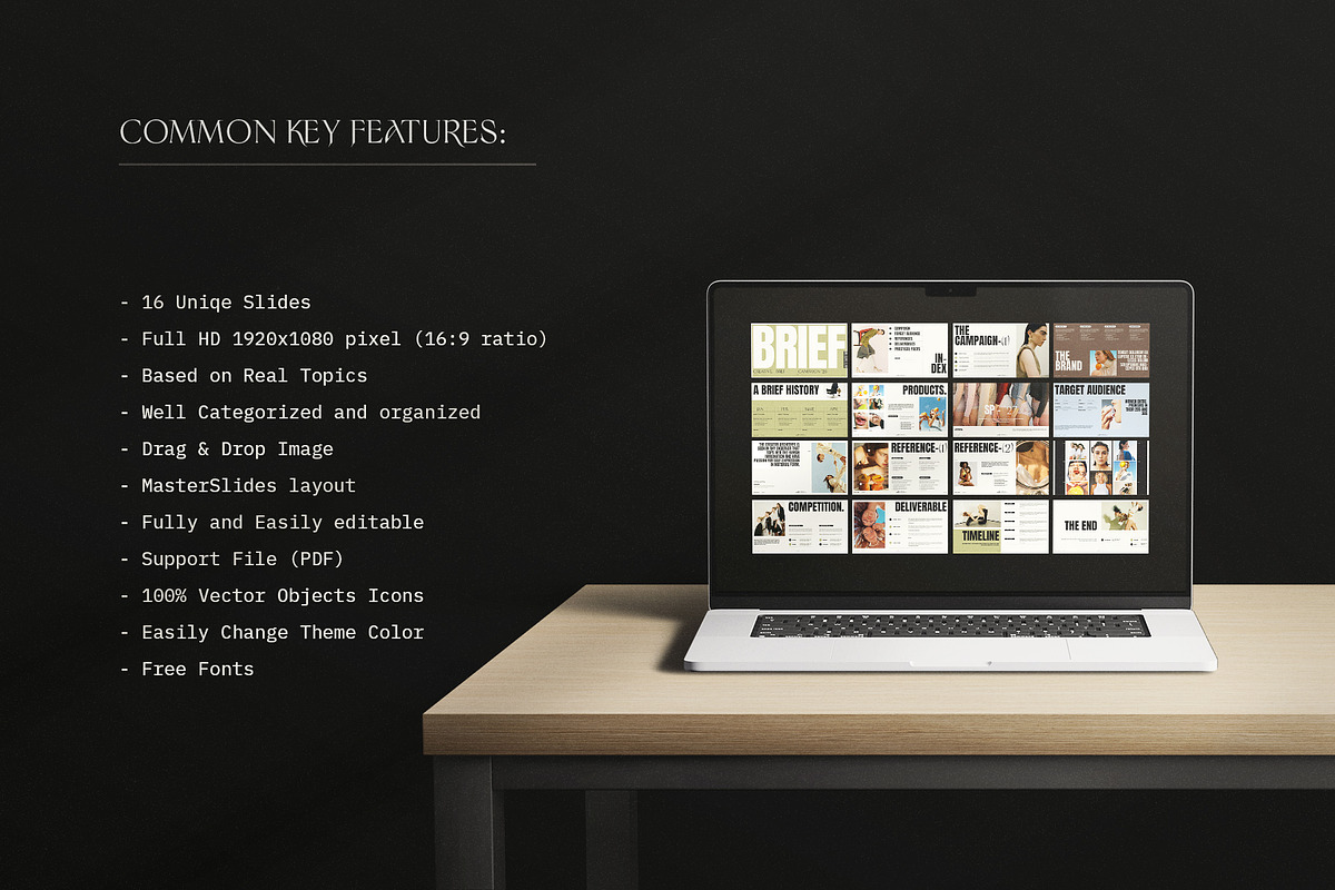 HUGE | Creative Brief Campaign, a Presentation Template by ArtisanaAura