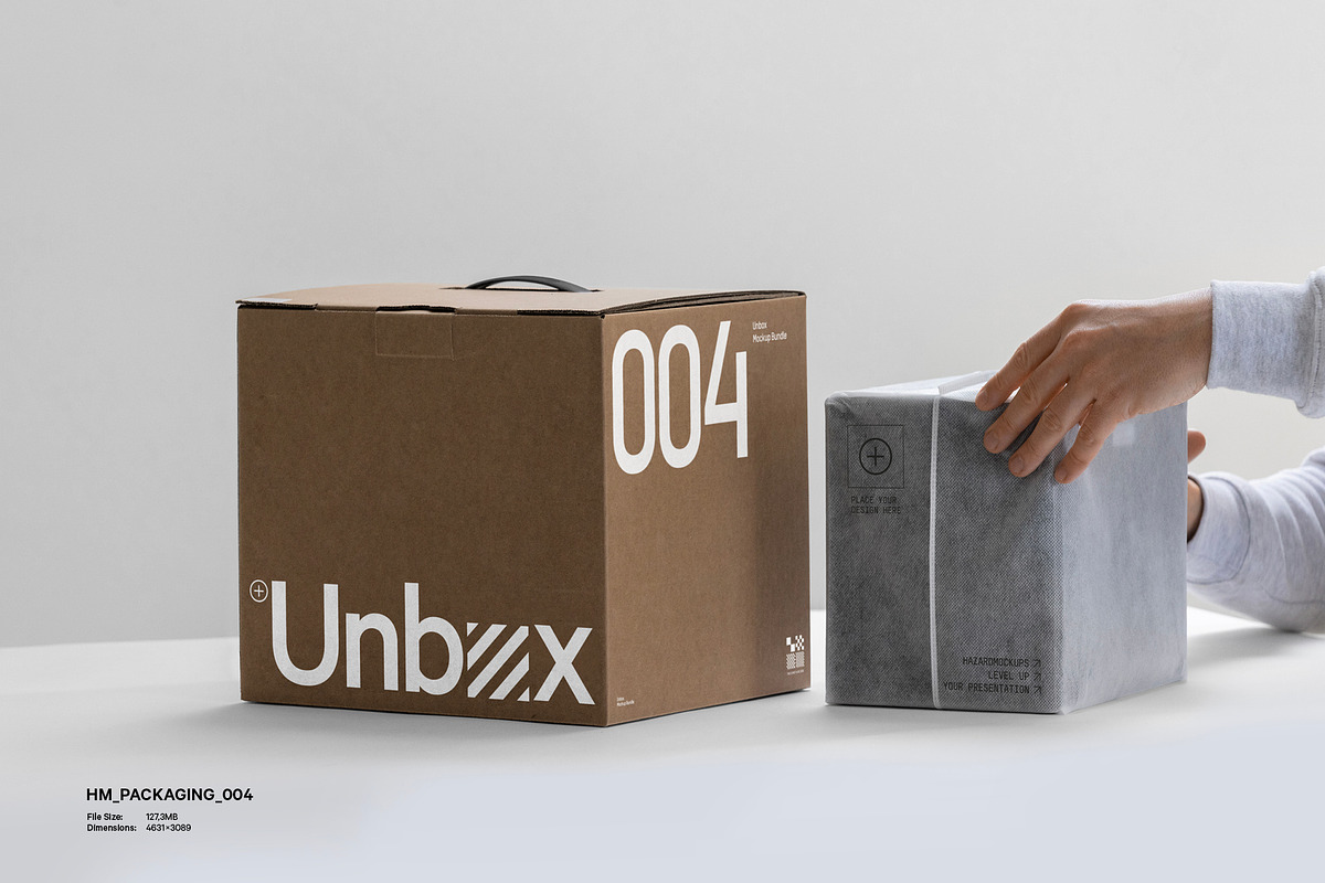 12x Unboxing Mockup Bundle, a Packaging Mockup by HAZARD MOCKUPS (Photo 11 of 15)