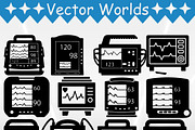 Patient Monitor SVG, Monitor SVG, an Object Graphic by VectorWorlds (Thumbnail 2 of 3)