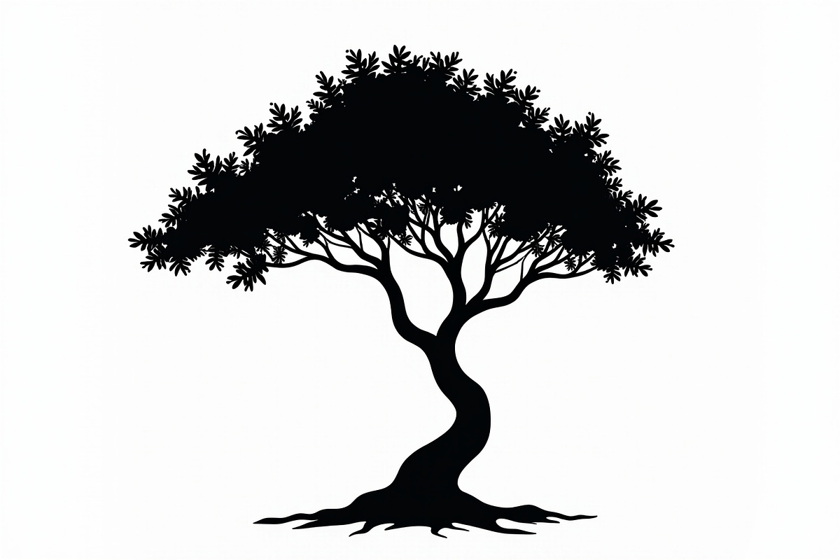 20 Black Tree Silhouettes Bundle, an Illustration by Gaye Art (Photo 13 of 21)