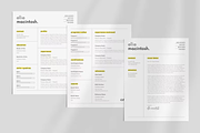 Minimal Creative Resume Canva, a Resume Template by frommakertomaker (Thumbnail 3 of 6)