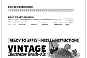 Vintage Illustrator Brush-Kit, a Brush Add-On by Leonard Posavec (Thumbnail 9 of 10)