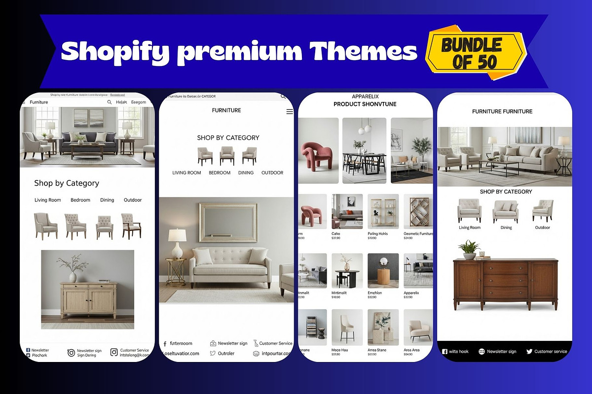 50 Modern E‑Commerce SHOPIFY THEMES, a Shopify Template by Aban's World (Photo 26 of 60)