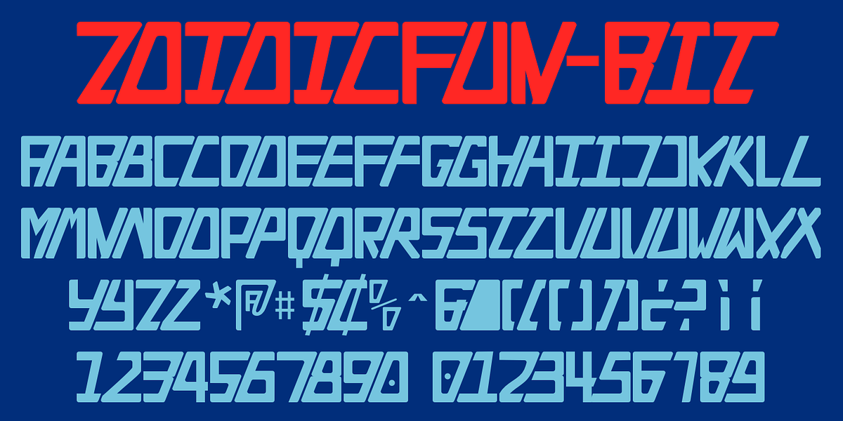 ZoidicFun, a Sans Serif Font by Ingrimayne Type (Photo 6 of 9)