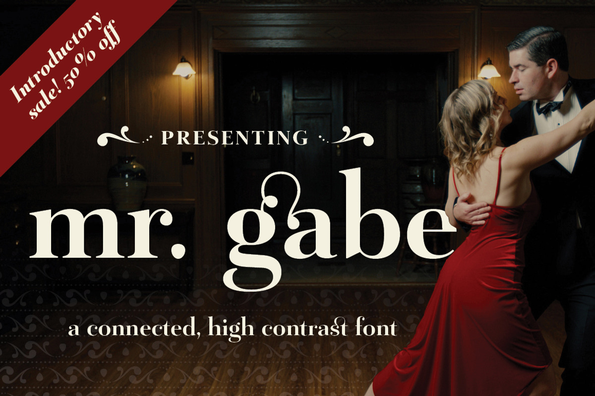 Mr Gabe Semibold, a Serif Font by Leksen Design (Photo 1 of 7)