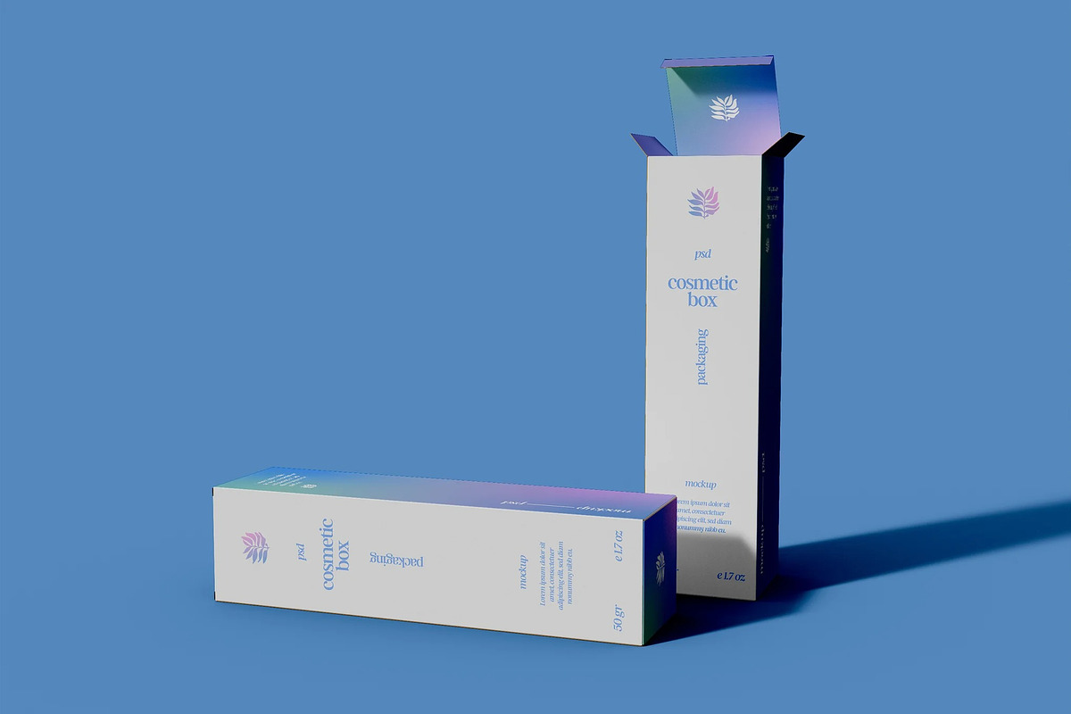 Cosmetic Boxes Mockup, a Packaging Mockup by skybluecreative (Photo 2 of 2)